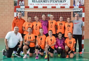 Equipo infantil femenino del CH Xàbia