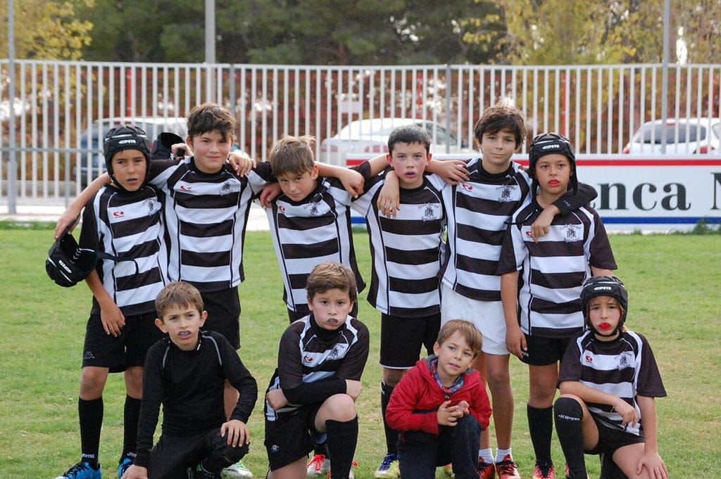 Equipo Sub 10 de la EM Rugby de Xàbia