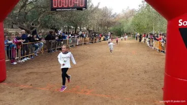 María Devesa entrando en meta