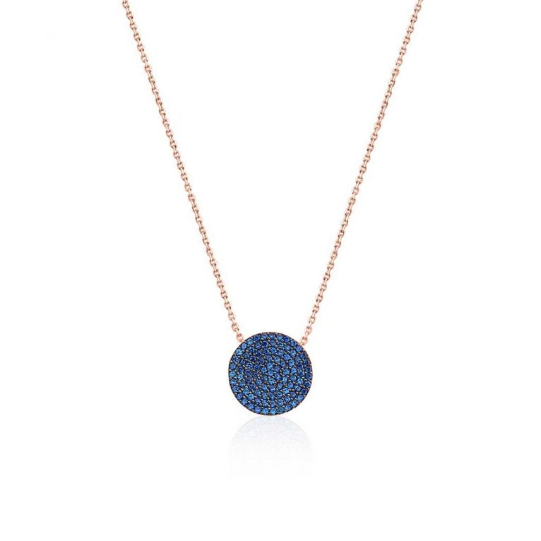 Precioso colgante con detalle en azul de Infinity Jewellery & Gentleman
