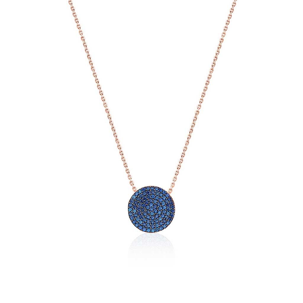 Precioso colgante con detalle en azul de Infinity Jewellery & Gentleman