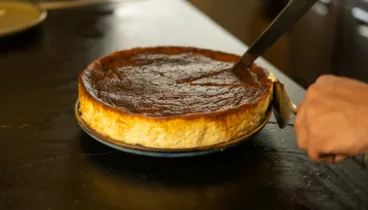 Tarta de requesón en La Perla de Jávea