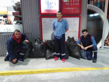 Tapones solidarios para Olaya