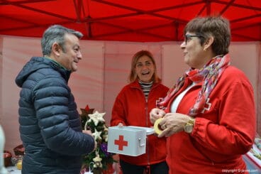Alcalde en el día de la banderita