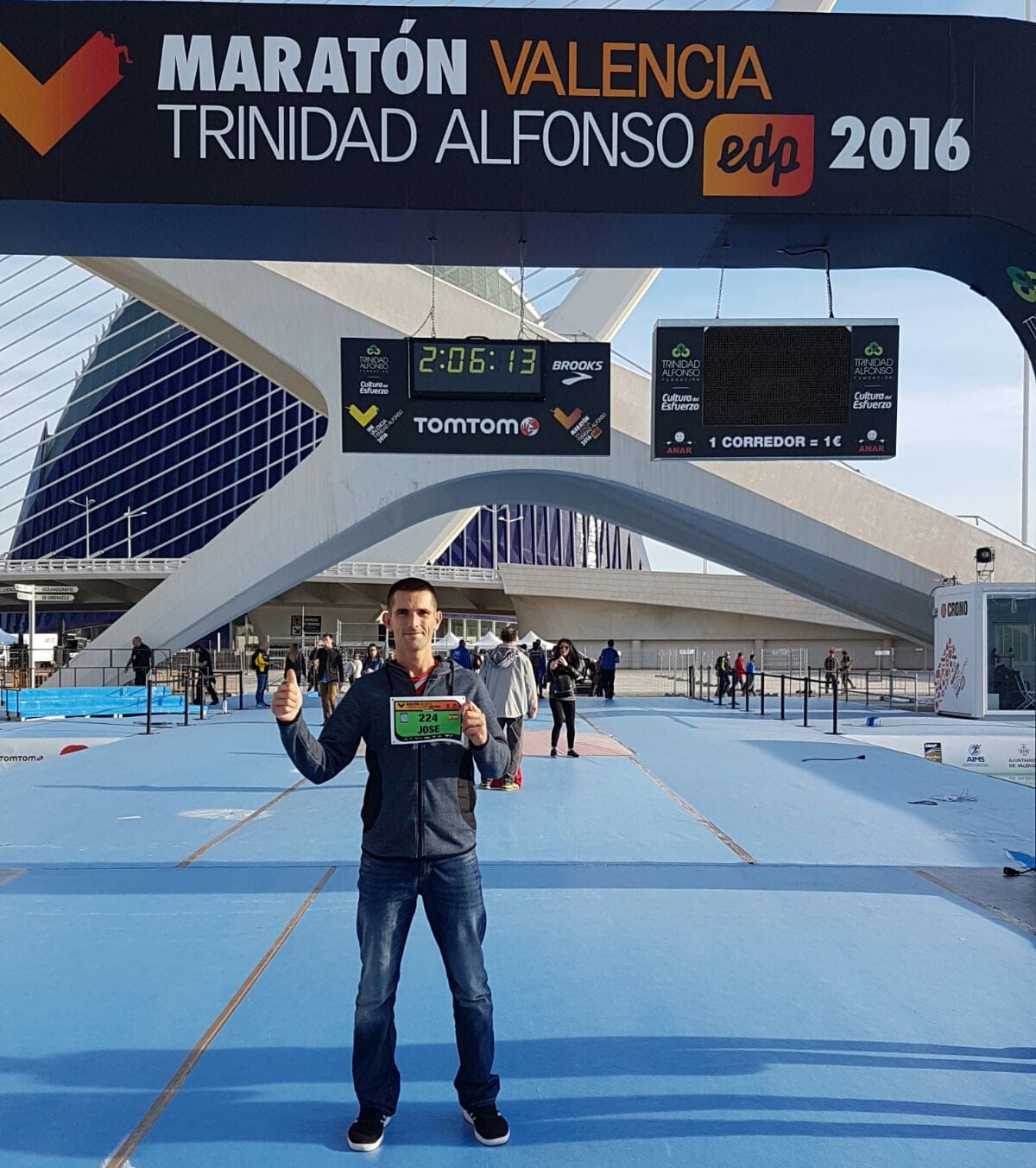 Barragán en el Maratón de Valencia