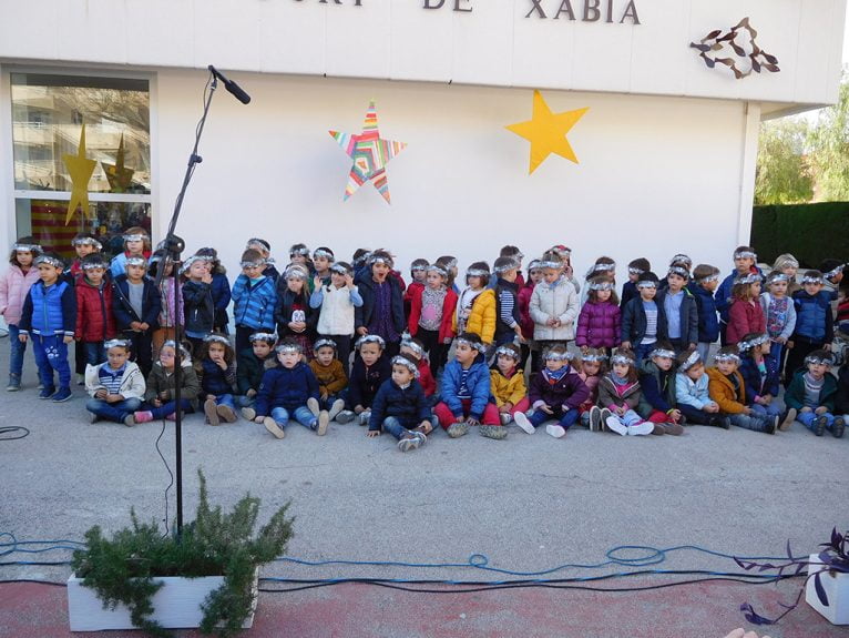 Cantan Villancicos alumnos Port de Xàbia