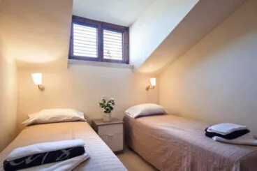 Dormitorio doble de Villa Alegre en Aguila Rent a Villa