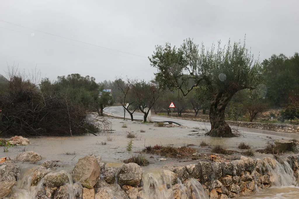 Temporal de lluvia