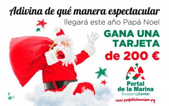 Llegada de Papá Noel a Portal de la Marina