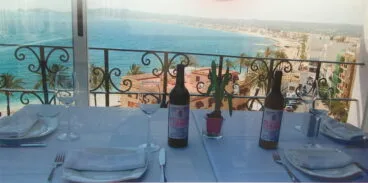 Mirador Restaurante Bar Attico mesa