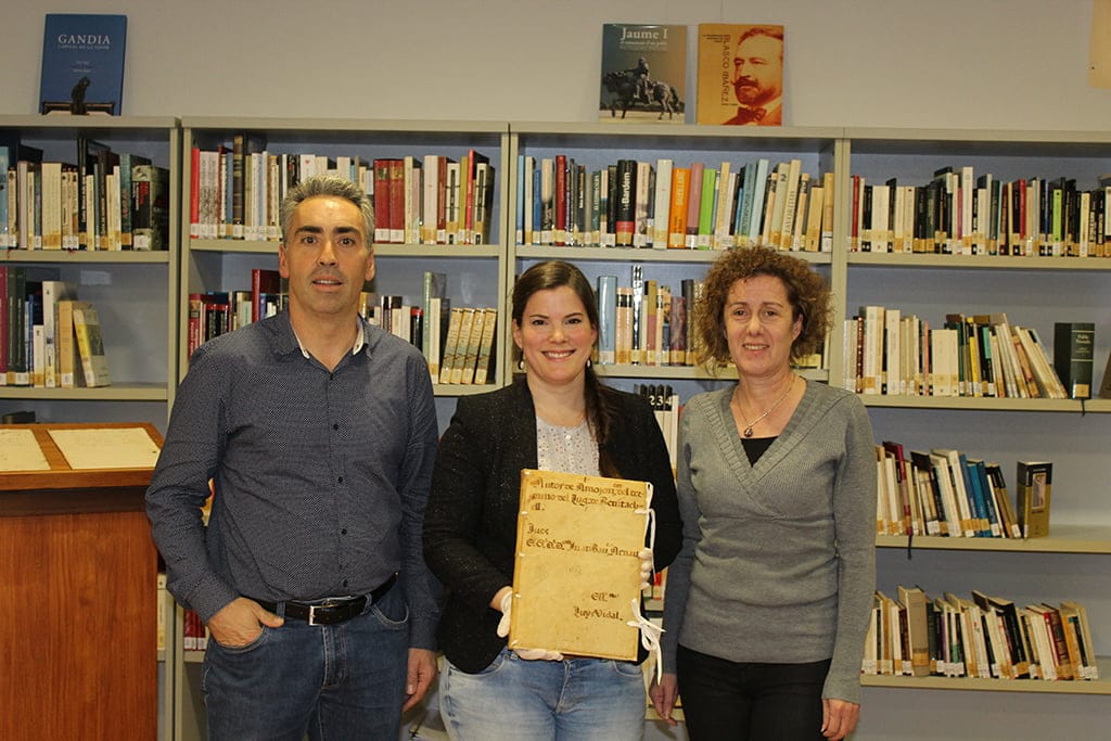Presentación de la restauración de documentos
