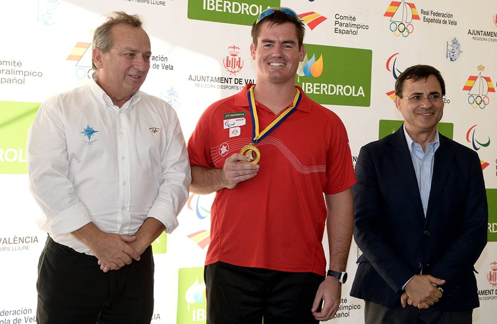 Rafa Andarias con la medalla de oro de europeo