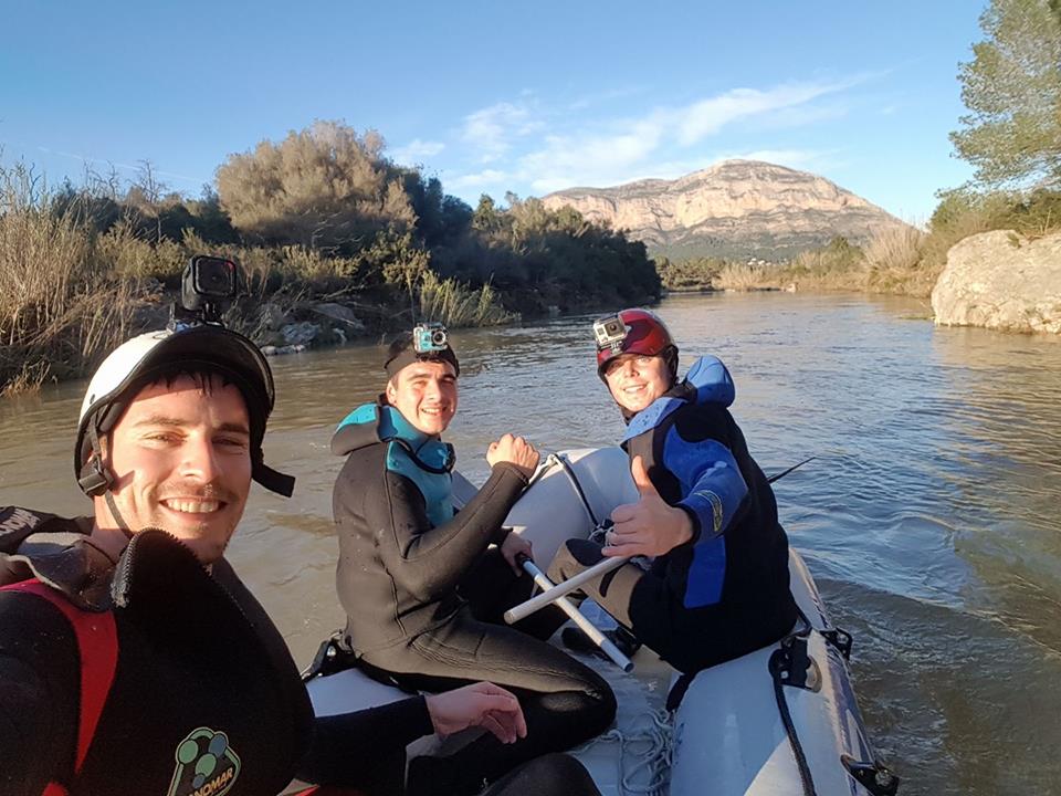 rafting en el río Gorgos
