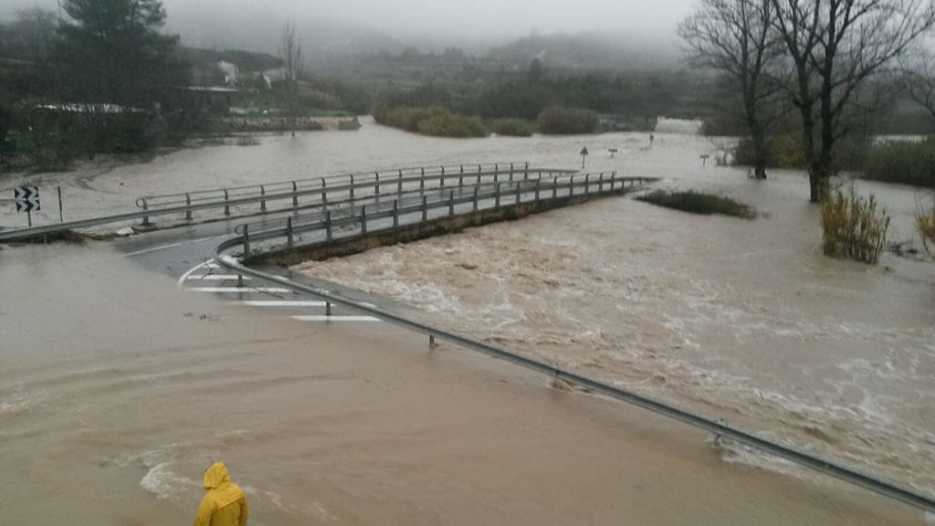 Río Gorgos a su paso por Jalón