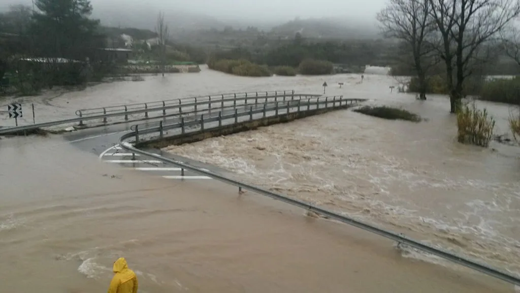 Río Gorgos a su paso por Jalón