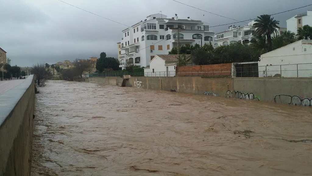 Río Gorgos en la desembocadura
