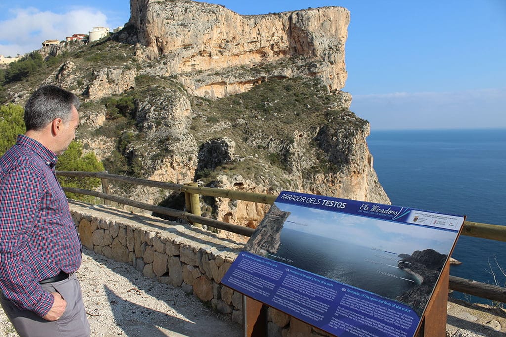 Señalítica miradores de Benitatxell