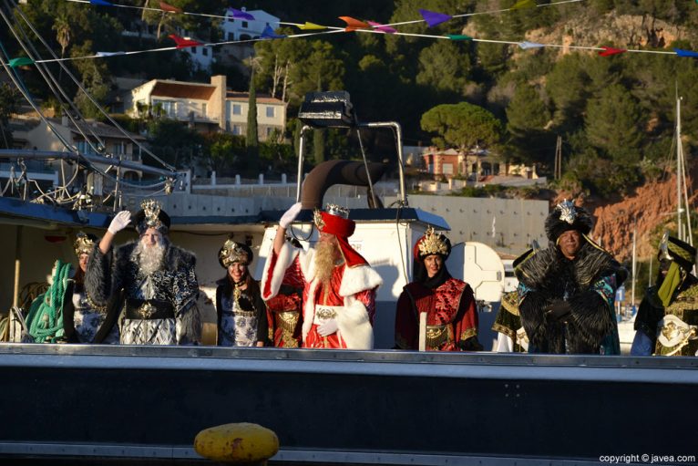 Cabalgata Reyes Magos Xàbia 2017 - Llegada de los Reyes al puerto