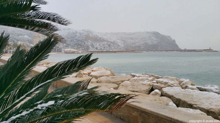 08 Nieve en Xàbia