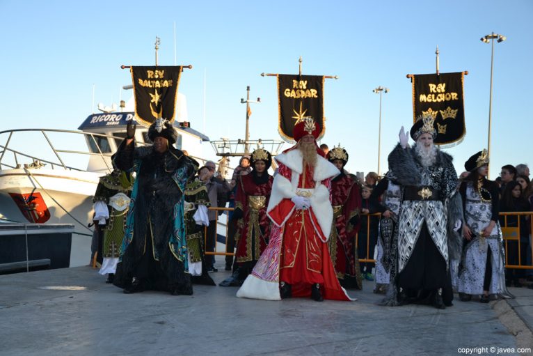 Cabalgata Reyes Magos Xàbia 2017 - Los Reyes en Xàbia
