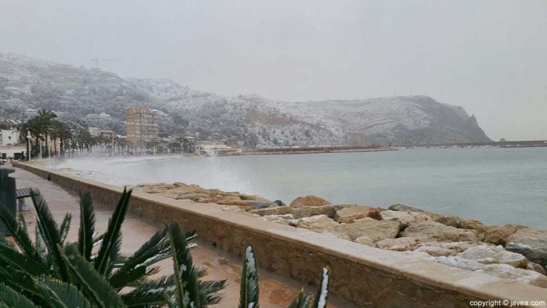 10 Nieve en Xàbia