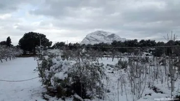 102 Nieve en Xàbia