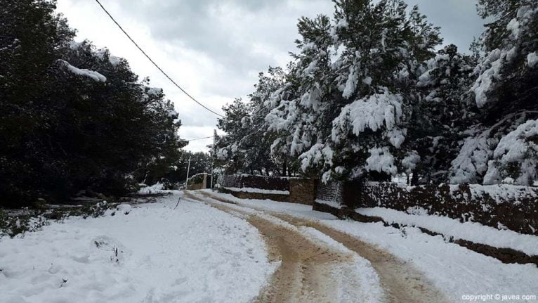 116 Nieve en Xàbia