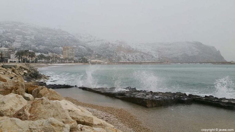 12 Nieve en Xàbia