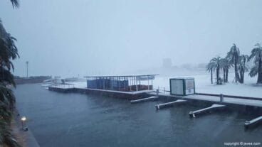 13 Nieve en Xàbia