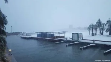 13 Nieve en Xàbia