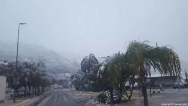 Nieve en Xàbia