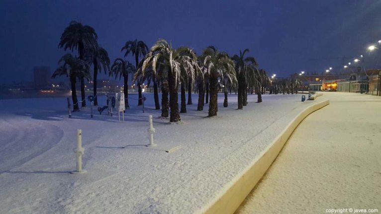 19 Nieve en Xàbia