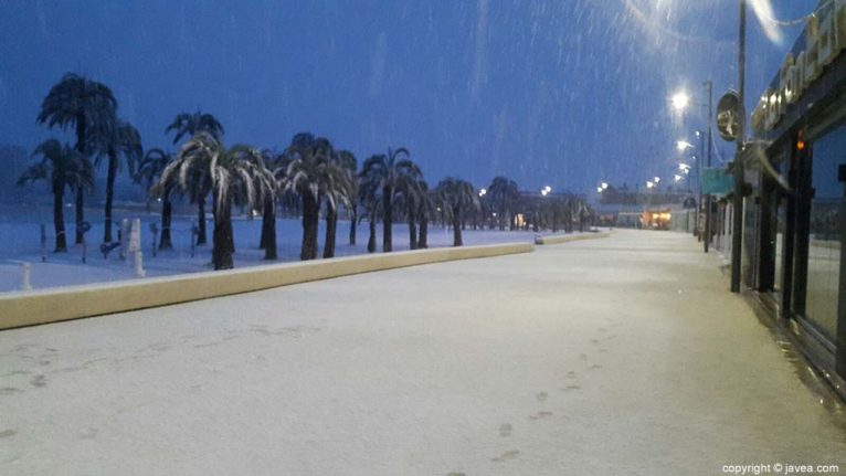29 Nieve en Xàbia