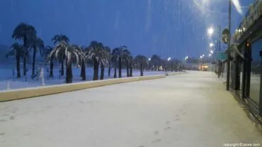 Nieve en Xàbia