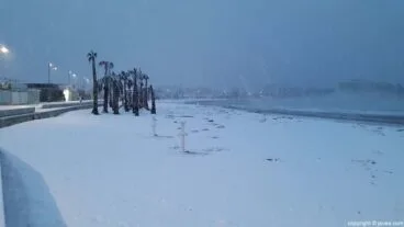34 Nieve en Xàbia