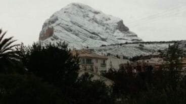 Nieve en Xàbia