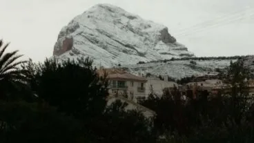 Nieve en Xàbia
