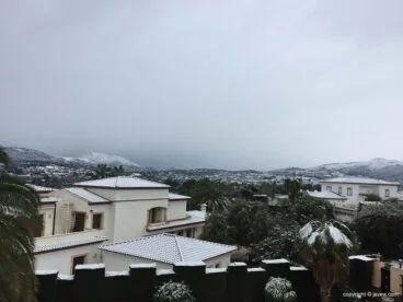 37 Nieve en Xàbia