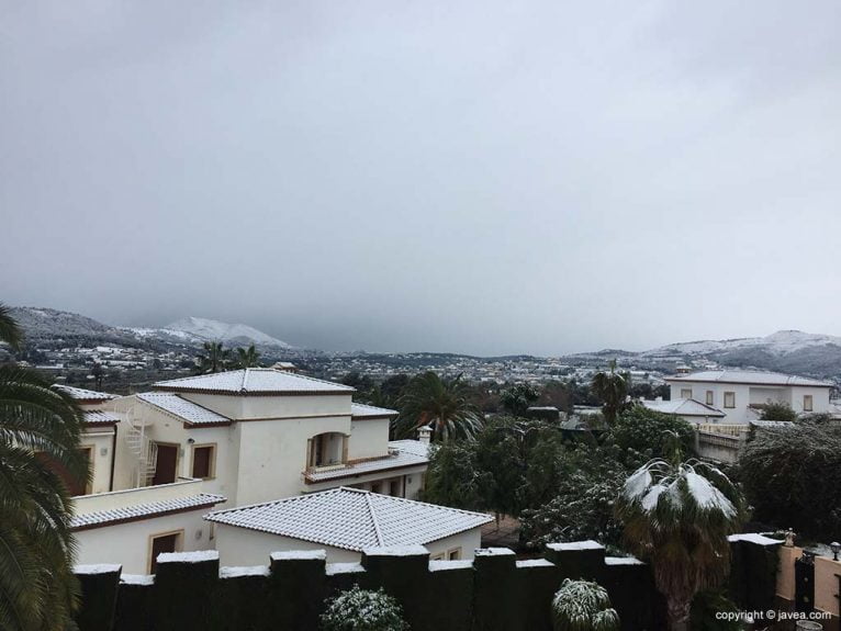 37 Nieve en Xàbia