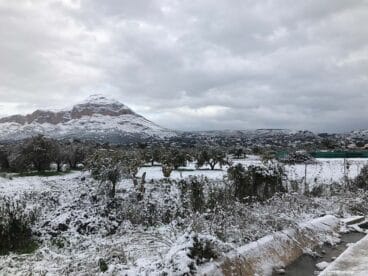 52 Nieve en Xàbia