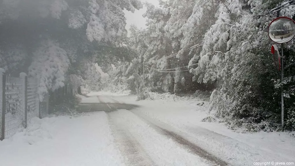 54 Nieve en Xàbia