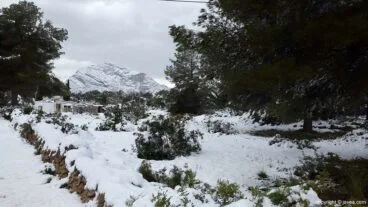 92 Nieve en Xàbia