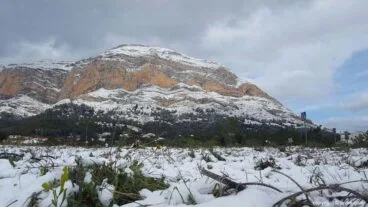 93 Nieve en Xàbia