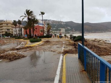 Estado de la carretera por el temporal