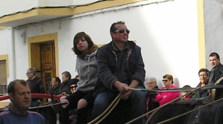 Goyo en el desfile de San Antón