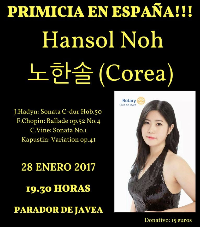 La pianista Hansol-Noh