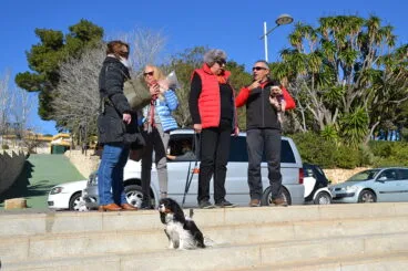 Mascotas en el acto de la bendición