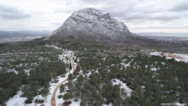 Montgó nevado