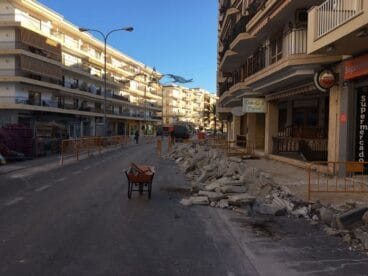 Obras avenida Jaime I