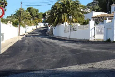 Reasfaltado en benitatxell